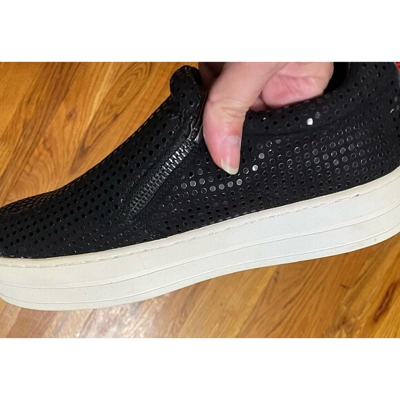 New Womens Shoes Fashion Casual Sneakers 8.5 White Black Skecher Street Disco - Picture 6 of 11